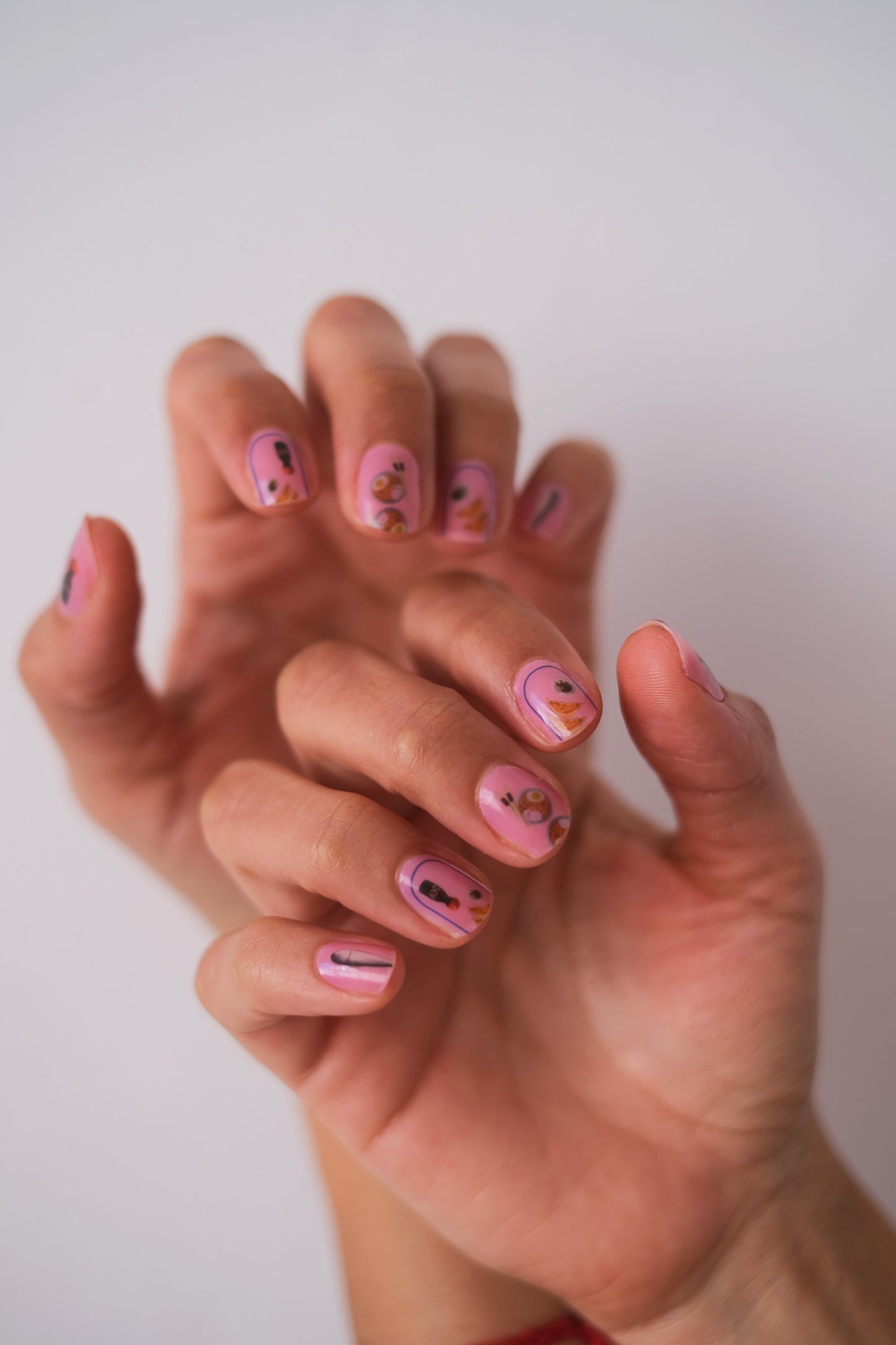 Asian Restaurant Nail Stickers